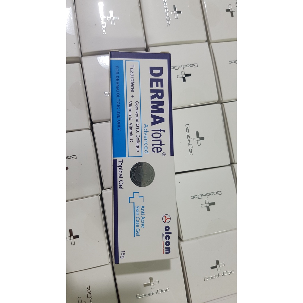 Derma Forte Gel Bản Thường, Bản ADVANCE - Kem Giảm Mụn Ngừa Thâm Trứng Cá, Mụn Ẩn, Mụn Đầu Đen 15g