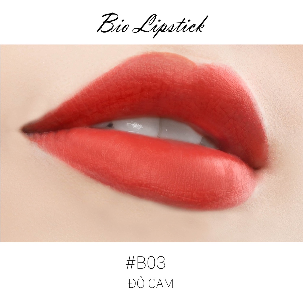 Son Lì Bio Lipstick 6 Màu Tươi Trẻ - Dưỡng Ẩm, Mềm Môi 3.5g