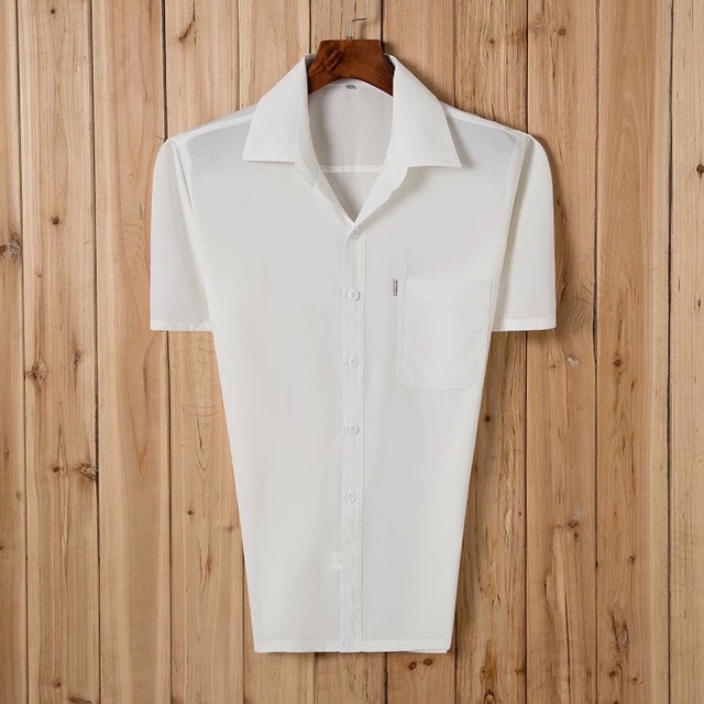 Áo sơ mi ngắn tay trung niên cho bố | BigBuy360 - bigbuy360.vn