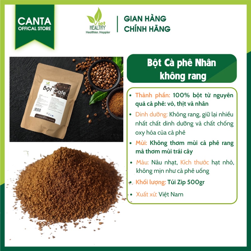 Cà phê Thải Độc Đại Tràng Viet Healthy Coffee Enema Cafe thụt tháo 500g Viethealthy