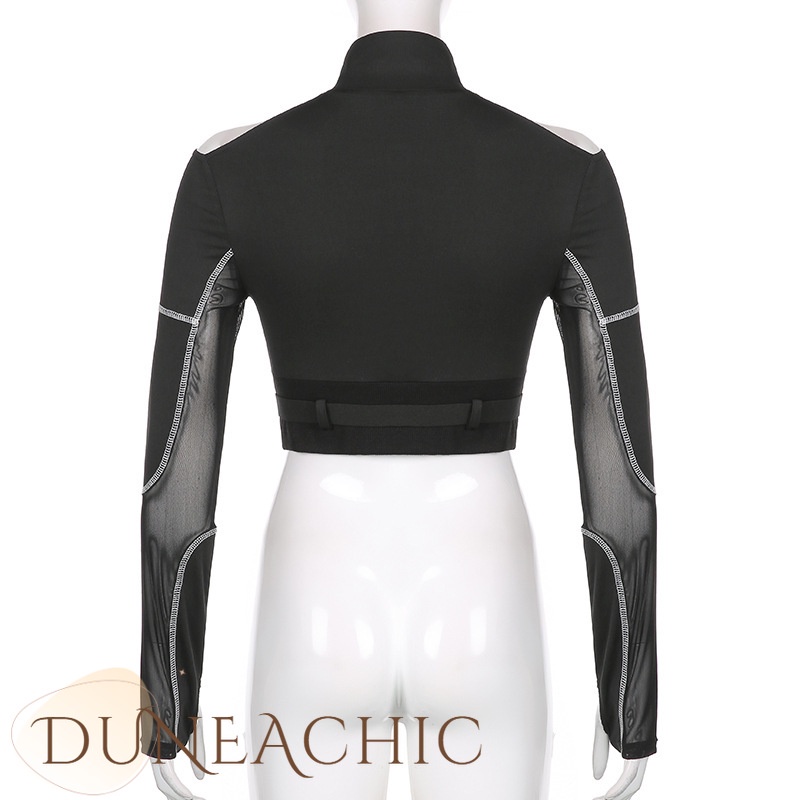 Áo thun nữ DUNEA dài tay cổ tròn thời trang Hàn Quốc