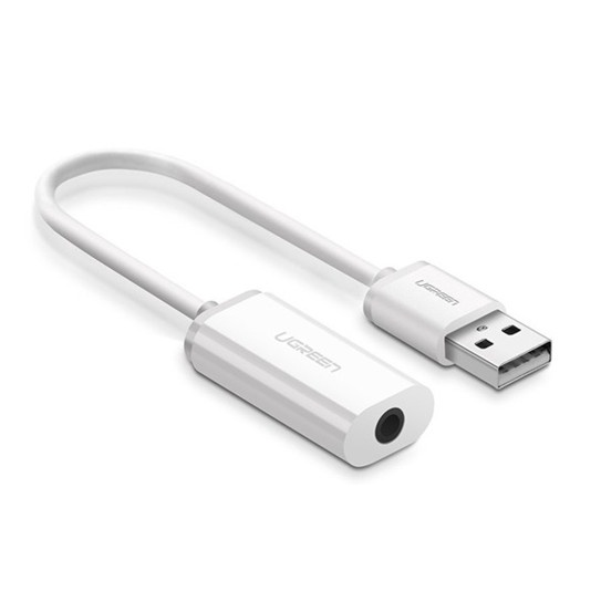 Card sound USB 2.0 to 3.5mm Mic & Loa Ugreen 30712