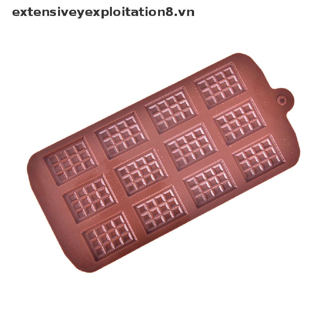 Khuôn Silicon Làm Kẹo / Chocolate Mini 12 Ngăn Chuyên Nghiệp