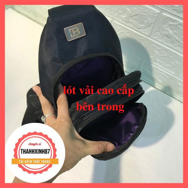 Túi đeo chéo nam vải dù chống nước 3 ngăn