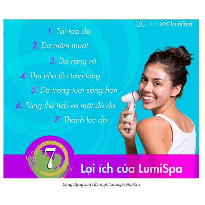 Sữa rửa mặt dành cho máy rửa mặt Lumispa Nuskin