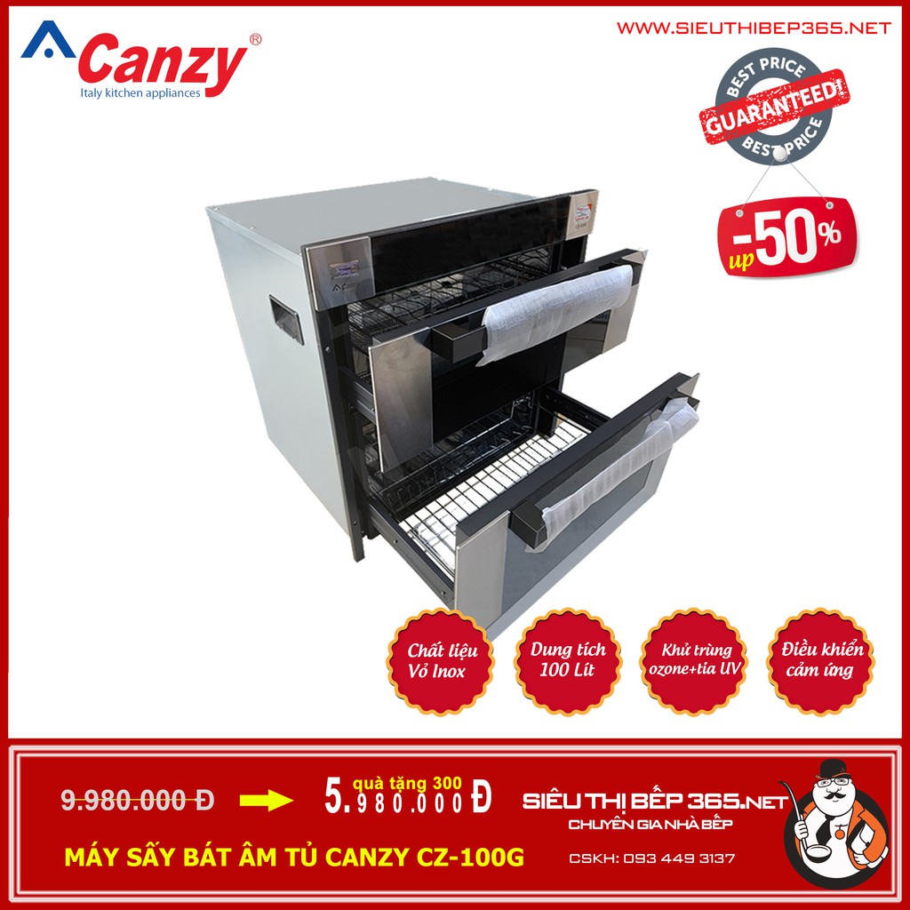 MÁY SẤY BÁT CANZY CZ-100G