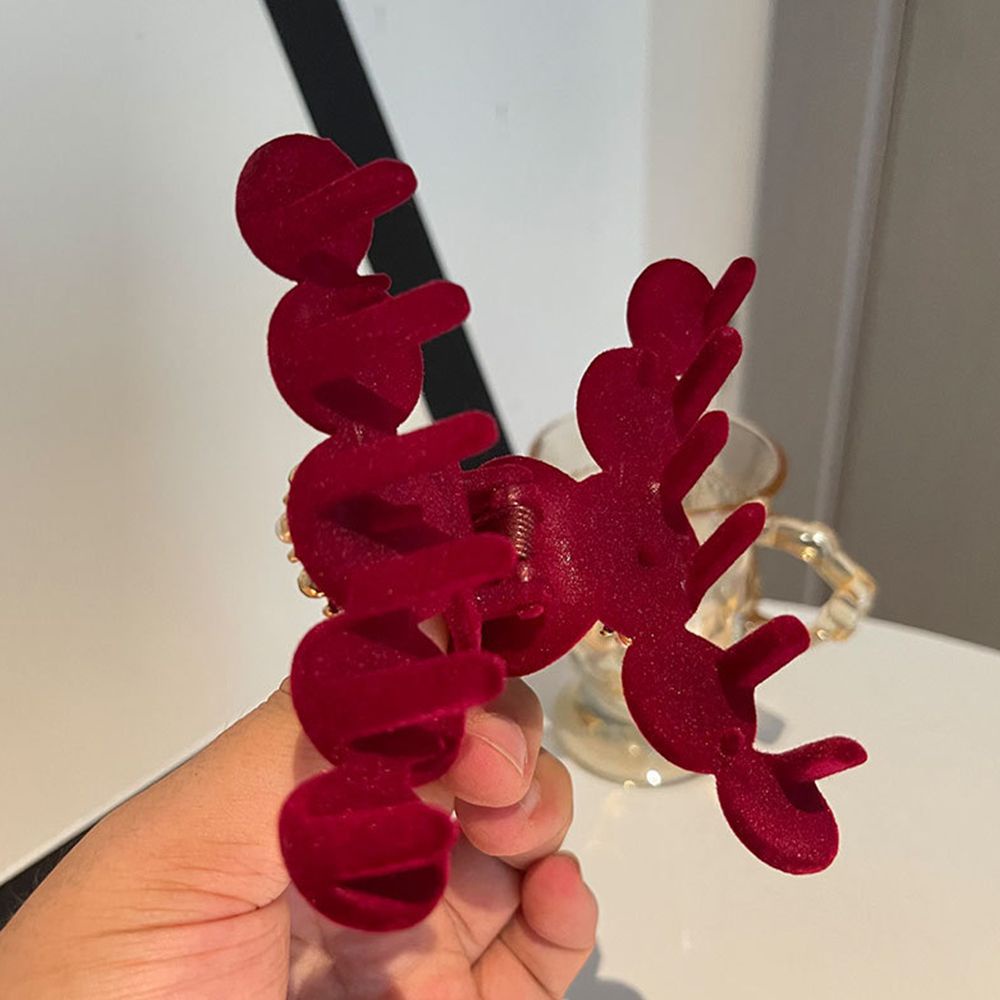 Kẹp tóc càng cua màu trơn phong cách Hàn Quốc thời trang cho nữ