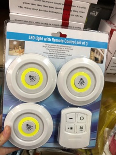 BỘ 3 ĐÈN LED ĐIỀU KHIỂN TỪ XA