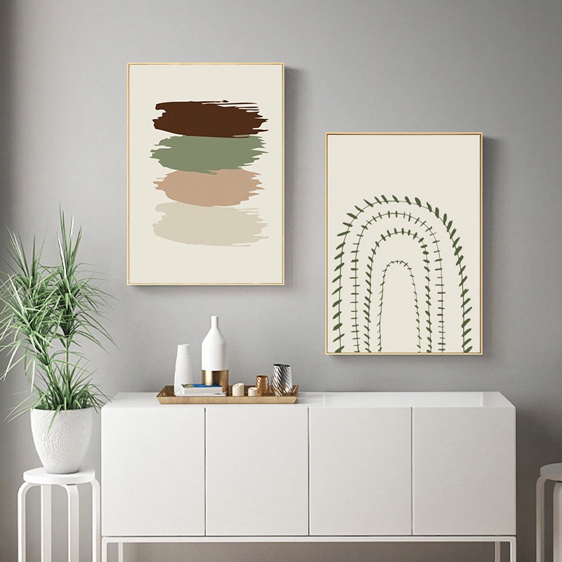 Tranh Trừu Tượng Treo Tường Trang Trí Theo Phong Cách Bắc Âu