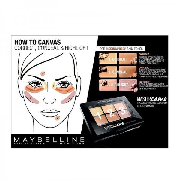 [Hàng Đức] Che khuyết điểm và Tạo khối Maybelline 6.5g