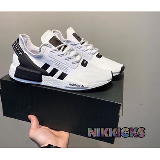 Giày Thể Thao Adidas Nmd V2 Runner Màu Trắng Đen