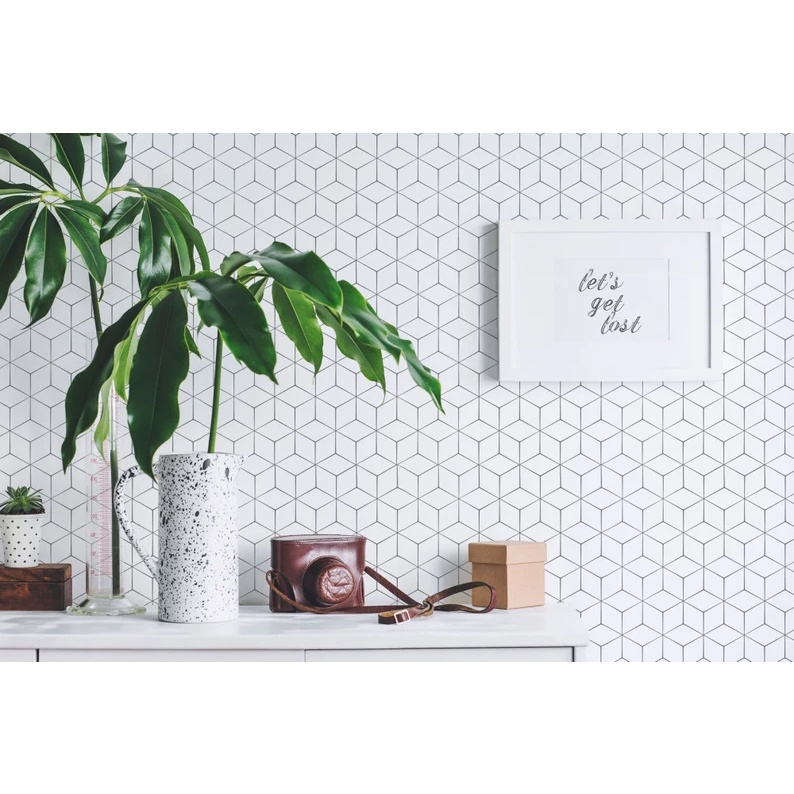 Tấm lớn 5m - Decal dán phòng ngủ đơn giản sang trọng - Chống bụi bẩn/Chống thấm - HN Decor