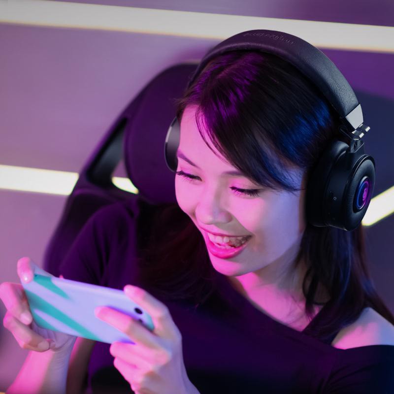 (Bom tấn) Tai nghe Bluetooth 5.0 KingKong đèn Led đổi mầu nghe nhạc tới 20 tiếng | BigBuy360 - bigbuy360.vn