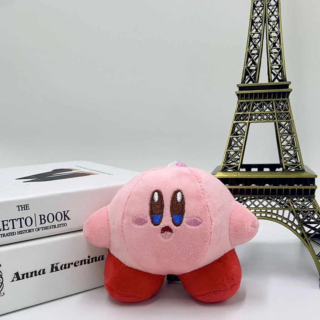 pluscloth Mini Kirby Design Plush Doll Game Stuffed Toy Hanging Bag Pendant Keychain Decor