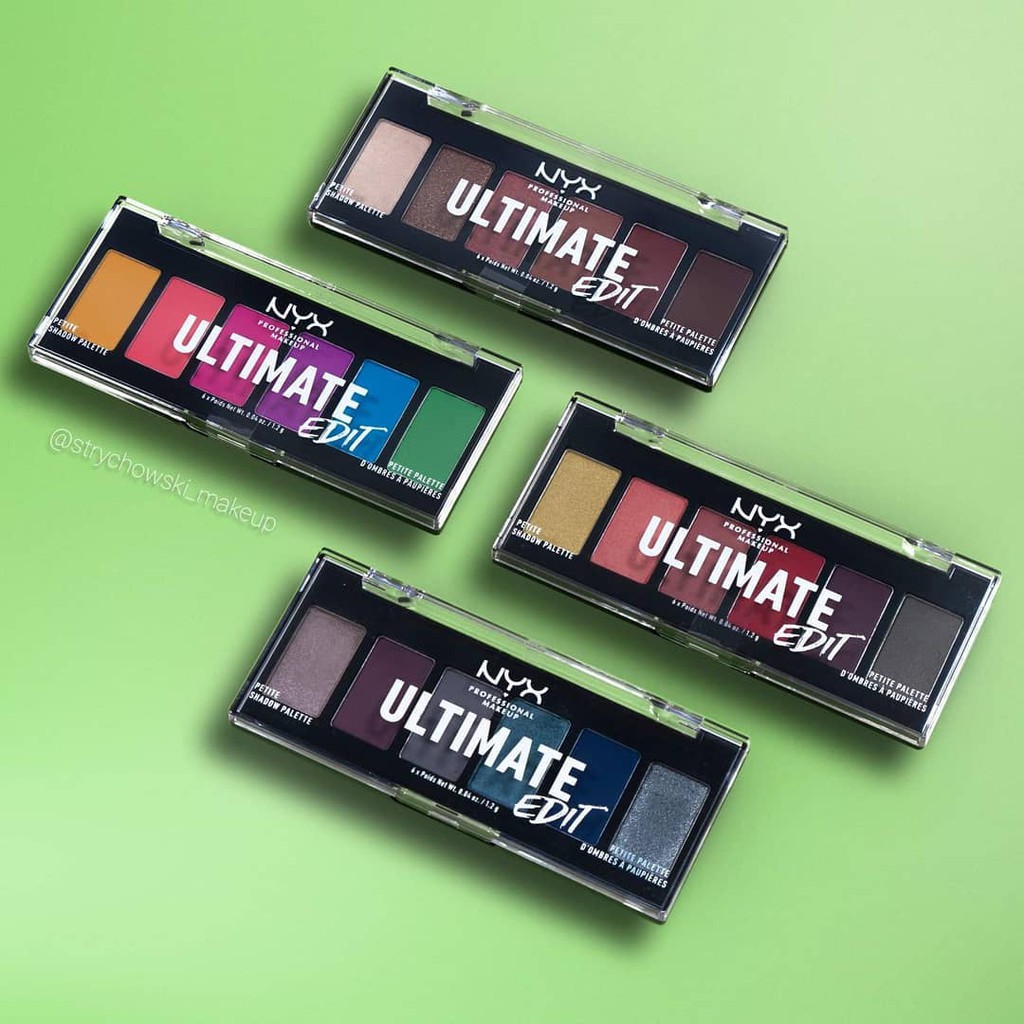 Phấn Mắt Nyx Ultimate Edit Petite Shadow Palette (Hộp 6 ô)