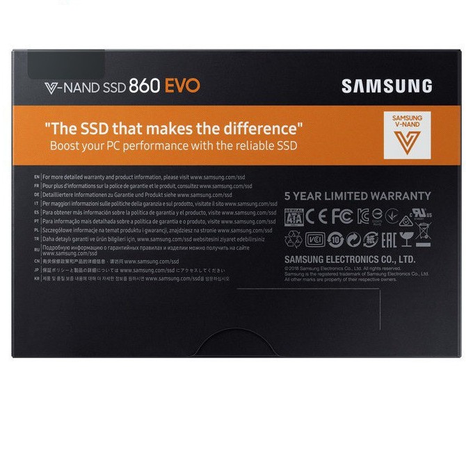 Ổ cứng SSD Samsung 860 Evo 250GB 2.5-Inch SATA III-box Anh