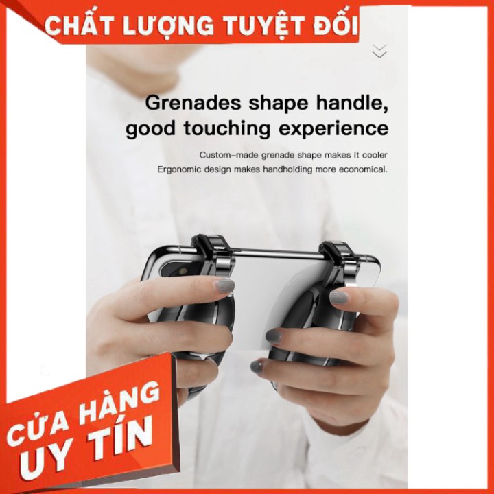 Loại Nào Tốt Hơn Kẹp Tay cầm game cao cấp Baseus L1R1 có nút chơi game PUBG cho smartphone Iphone , Samsung, Xiaomi