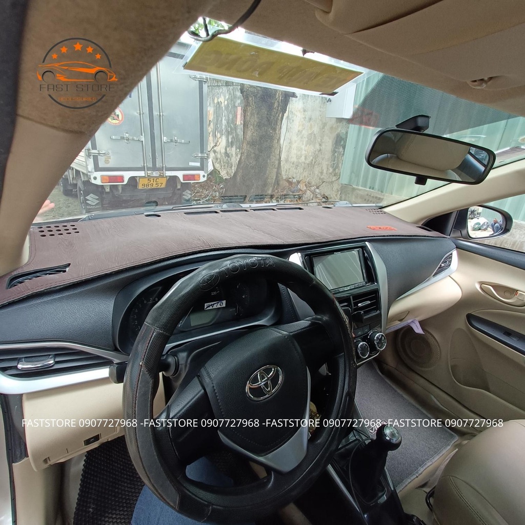 Thảm Taplo TOYOTA VIOS   Che Nắng Chống Nóng Bảo Vệ Bề Mặt Taplo Xe Hiệu Quả - Faststore