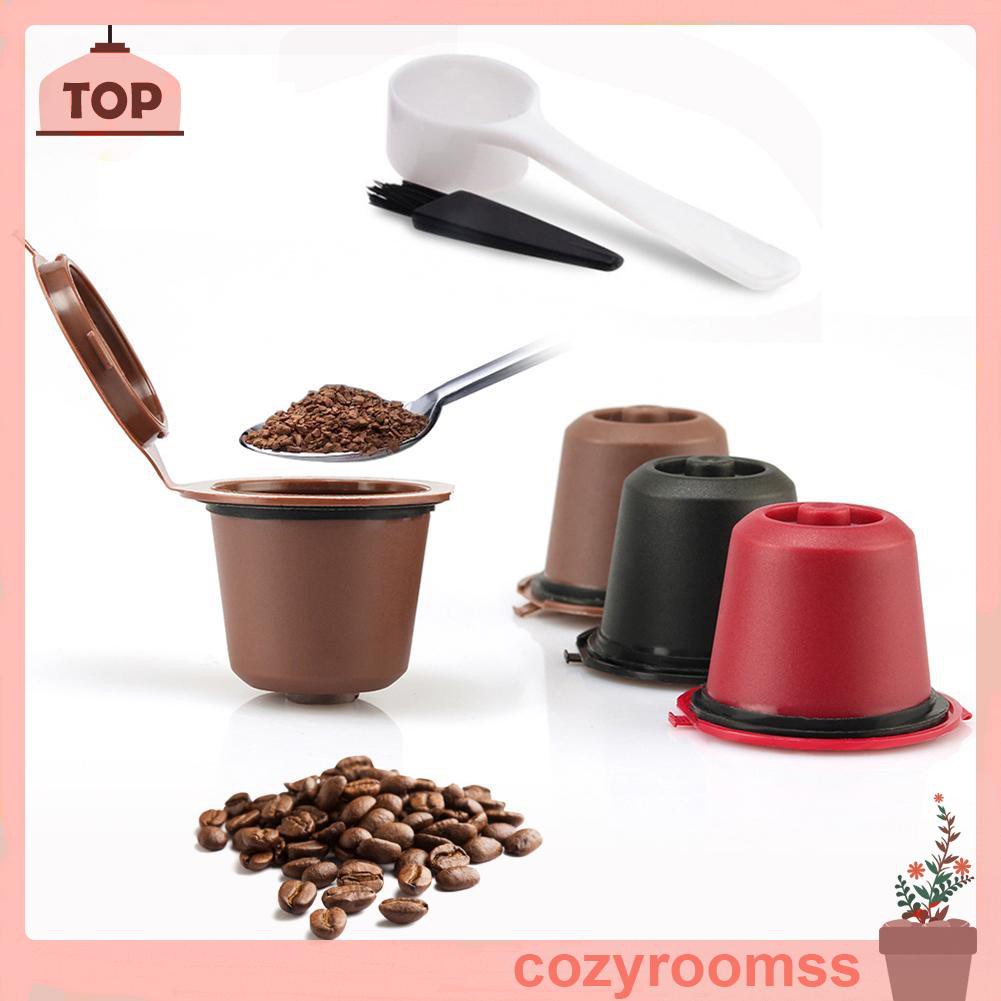 Bộ 3 Cốc Lọc Cà Phê Có Thể Tái Sử Dụng Cho Máy Pha Nespresso