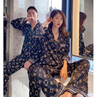 Đồ đôi lụa cao cấp LV