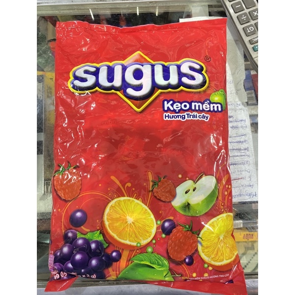 Kẹo Mềm Sugus Hương Trái Cây Gói To 999g (333 viên x3g)