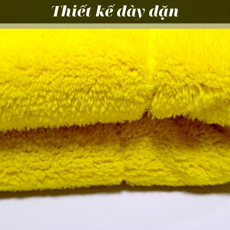 Khăn lau, rửa ô tô 2 mặt xám, vàng, thấm hút nước tốt,kích thước 30x60 cm,thiết kế mặt bông mềm mại.Nội thất ô tô Donmic