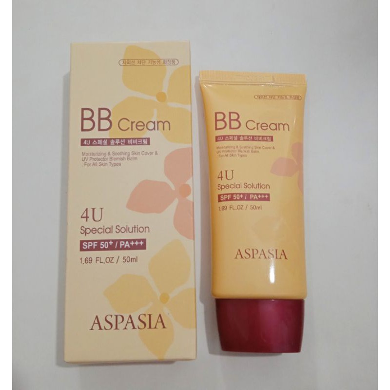 Kem nền Aspasia 4U Special B.B Solution Cream SPF 50+/PA+++ (50ml)