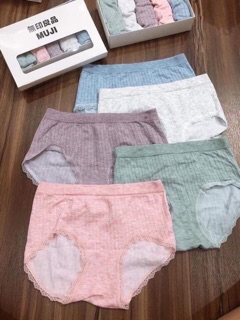 quần lót cotton muji