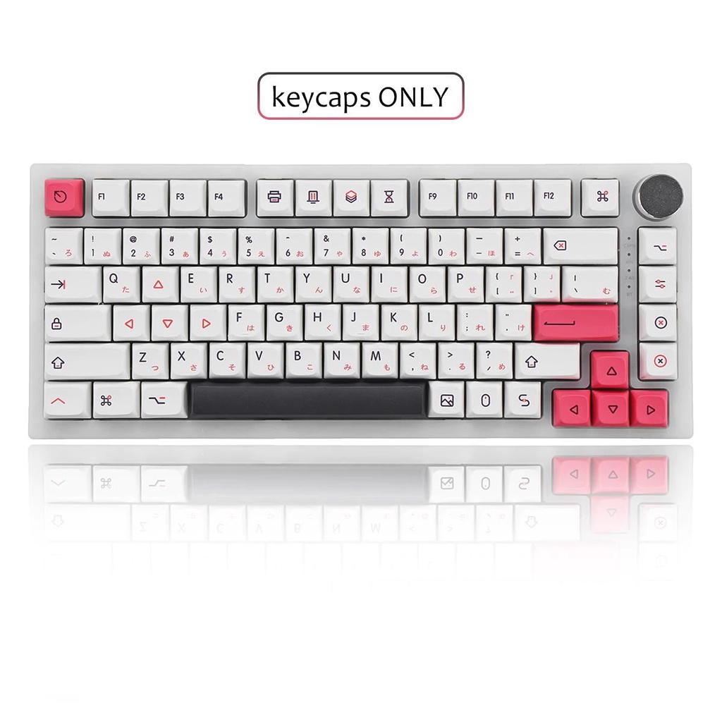 Bộ keycap XDA PBT KON MOMO 126 nút in Dye-Sub Font chữ to ( hỗ trợ layout 61 64 87 104 108 Phím )