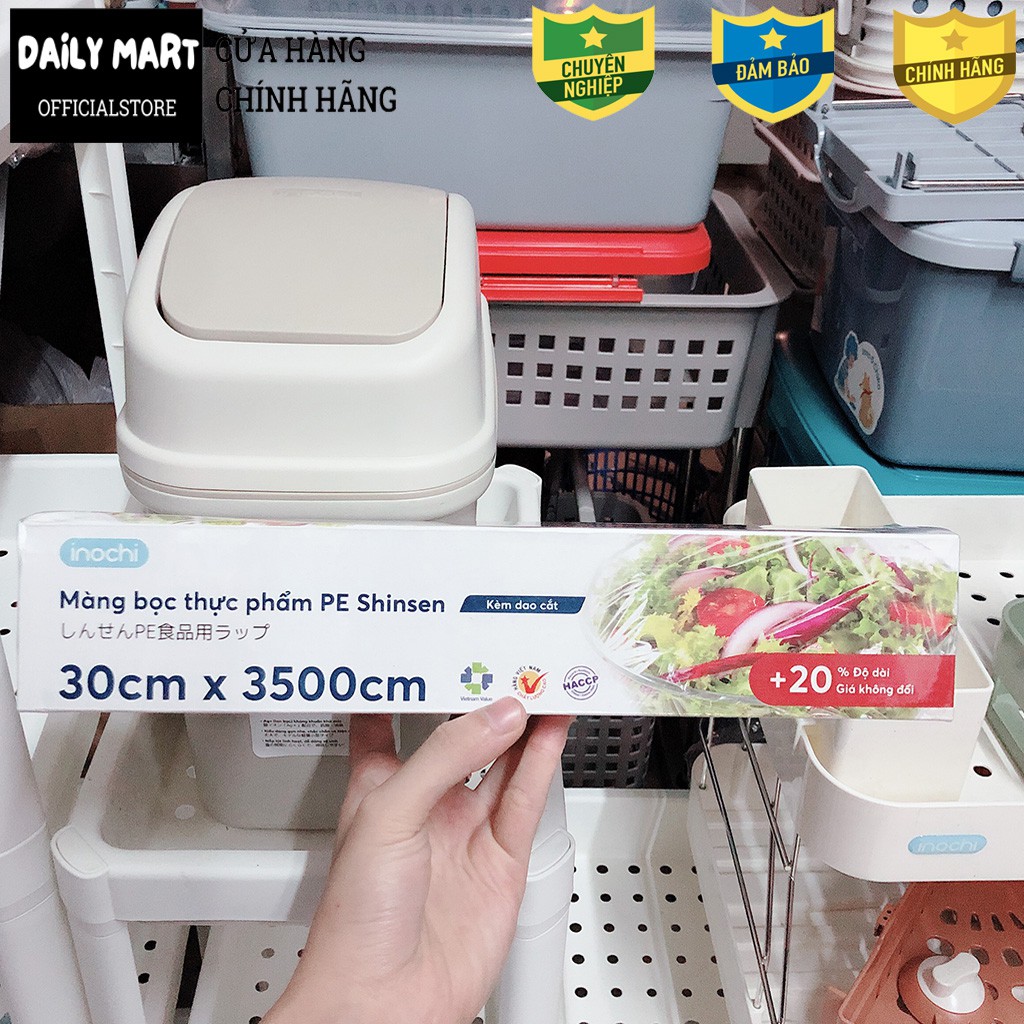 Màng Bọc Thực Phẩm, Túi Bảo Quản Thực Phẩm PE Shinsen INOCHI 30cmx3500 | BigBuy360 - bigbuy360.vn