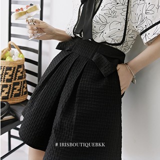 Iris boutique ip017 22/ss must have black-quần sọc