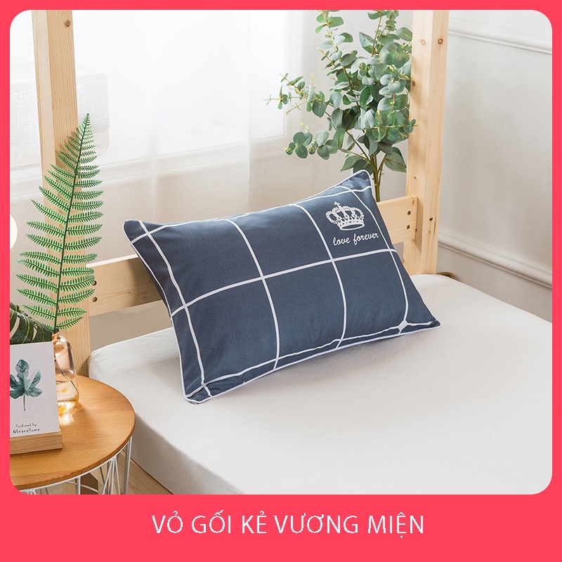 Vỏ Gối Đầu, Gối nằm Cotton Poly Họa Tiết Đẹp Dễ Thương, HÀNG KHÔNG KÈM RUỘT kích thước 45x65cm  -LAXANHDECOR