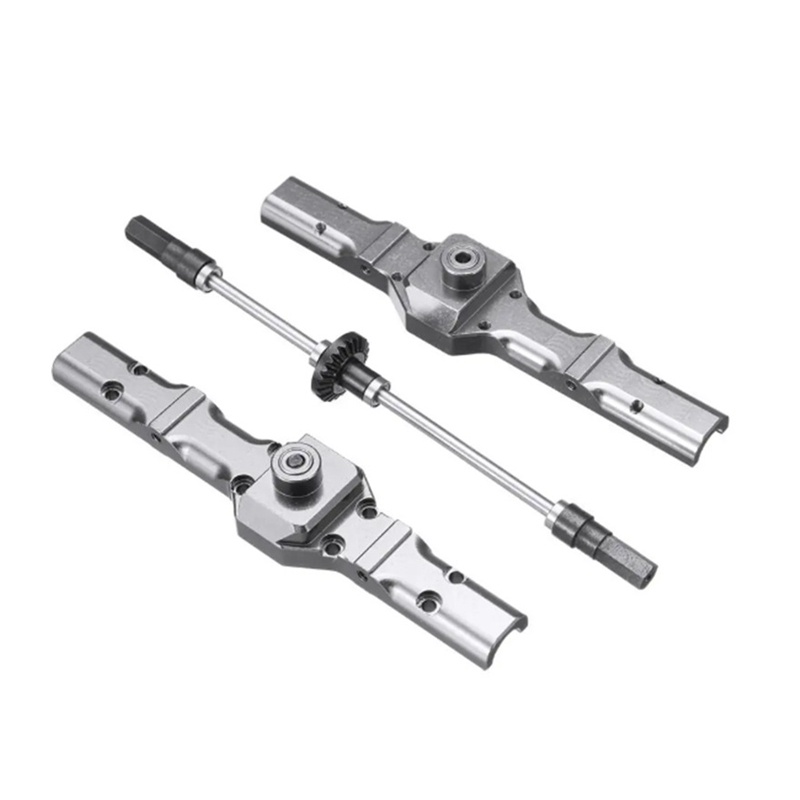 Set 2 trục trước và sau cho xe hơi điều khiển từ xa WPL C14 C24 C34 C44 C24-1 1/16