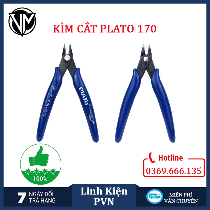 Kìm Cắt Chân Linh Kiện PLATO 170 125mm