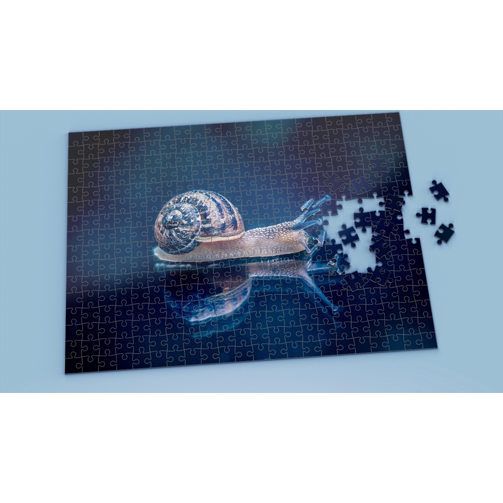 Tranh ghép hình SNAIL - Mẫu 3 - Nhận in theo yêu cầu