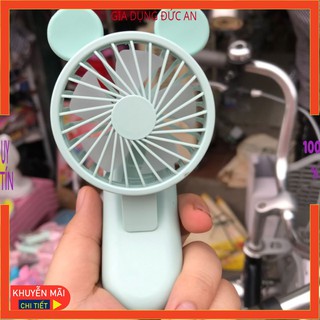 Quạt kẹp mini cầm tay, sạc tích điện