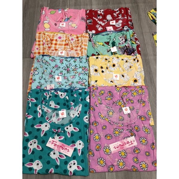 Đồ bộ tole lanh dài nhiều bông MS64