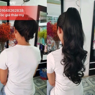 Tóc ngoặm xoăn dài cao cấp - Kèm hình thật