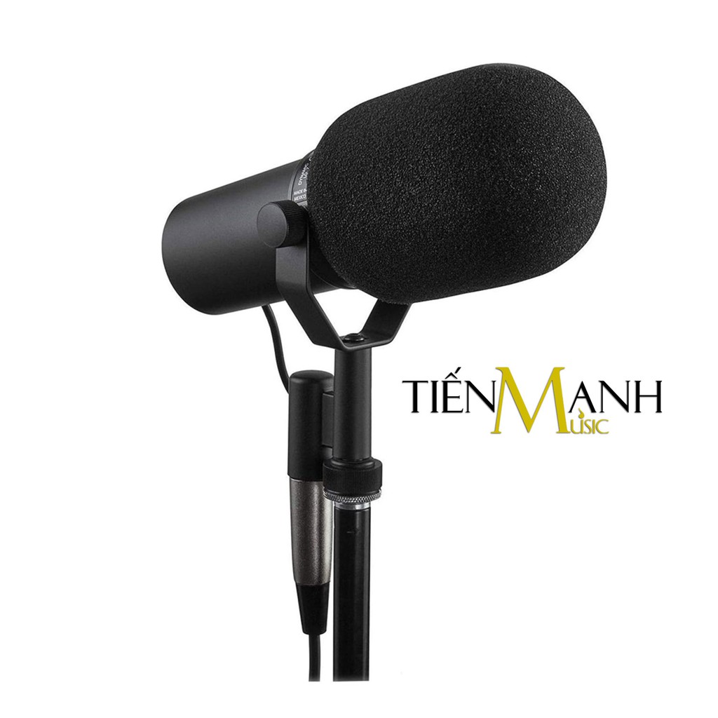 [Chính Hãng, Tặng Cable] Micro Shure SM7B Livestream Podcast Mic Thu Âm Phòng Thu Studio Microphone Biểu Diễn