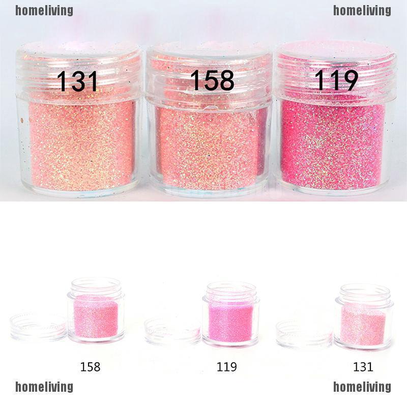 Lọ Bột Kim Tuyến Nhiều Màu Sắc Dùng Để Trang Trí Móng Nghệ Thuật