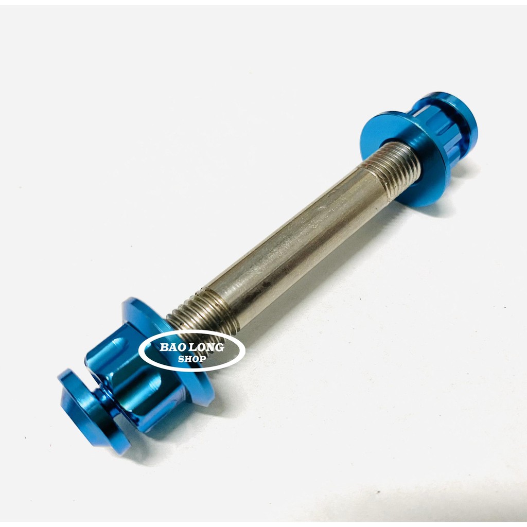 Cốt Inox +2 Tán Titan GR5 + 2 ốc Titan Gr5 6li2 gắn Cốt Phuộc Exciter,Winner,Sonic (Xanh Lục)