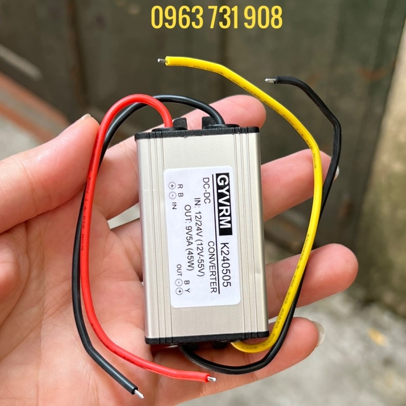 BỘ CHUYỂN ĐỔI NGUỒN TỪ 12V XUỐNG 9V  CHÍNH HÃNG