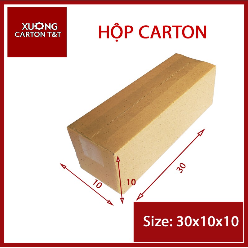 30x10x10 Hộp bìa carton đóng gói