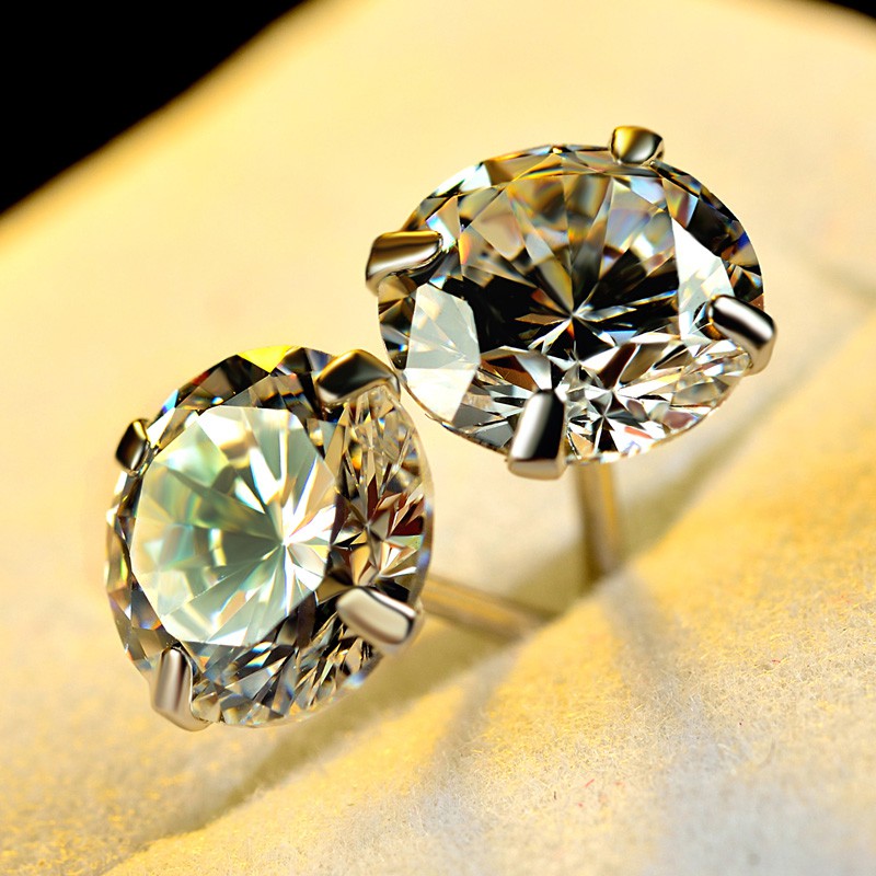 Bông Tai Đính Đá Xinh Xắn Thời Trang Hàn Quốc A713