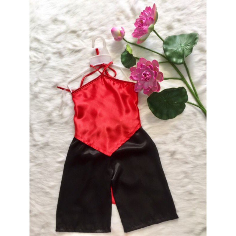 set yếm lụa cho bé