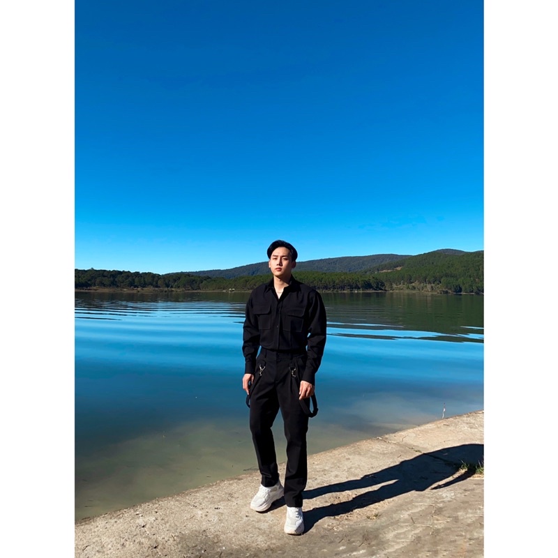 ÁO SƠ MI NAM KAKI TÚI HỘP ĐEN