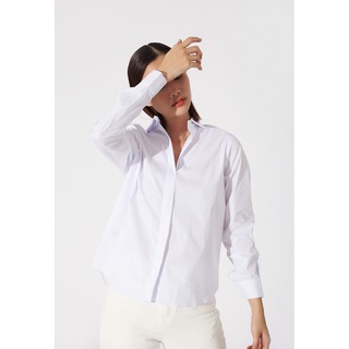 TheBlueTshirt - Worldwide Shirt 2020 Version - Áo Sơ Mi Trắng Tay Dài