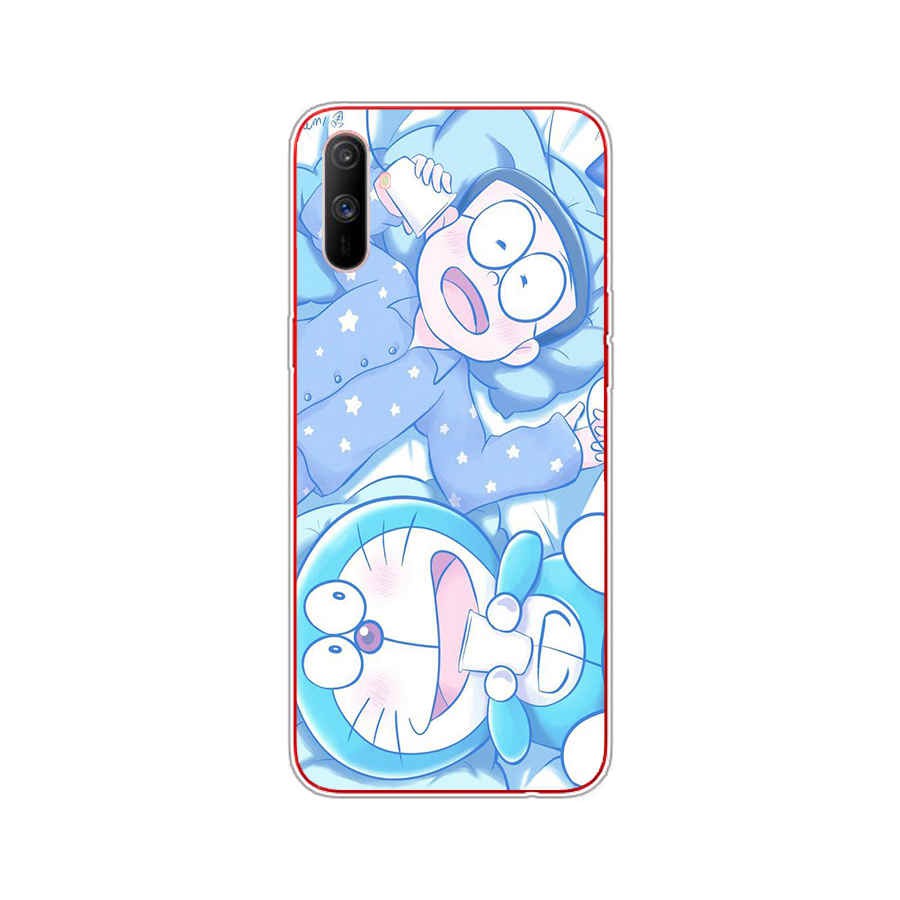 DORAEMON Ốp Lưng Bảo Vệ Điện Thoại Oppo Realme C3 A1K A37 Neo 9 F1 A35 F9 Pro