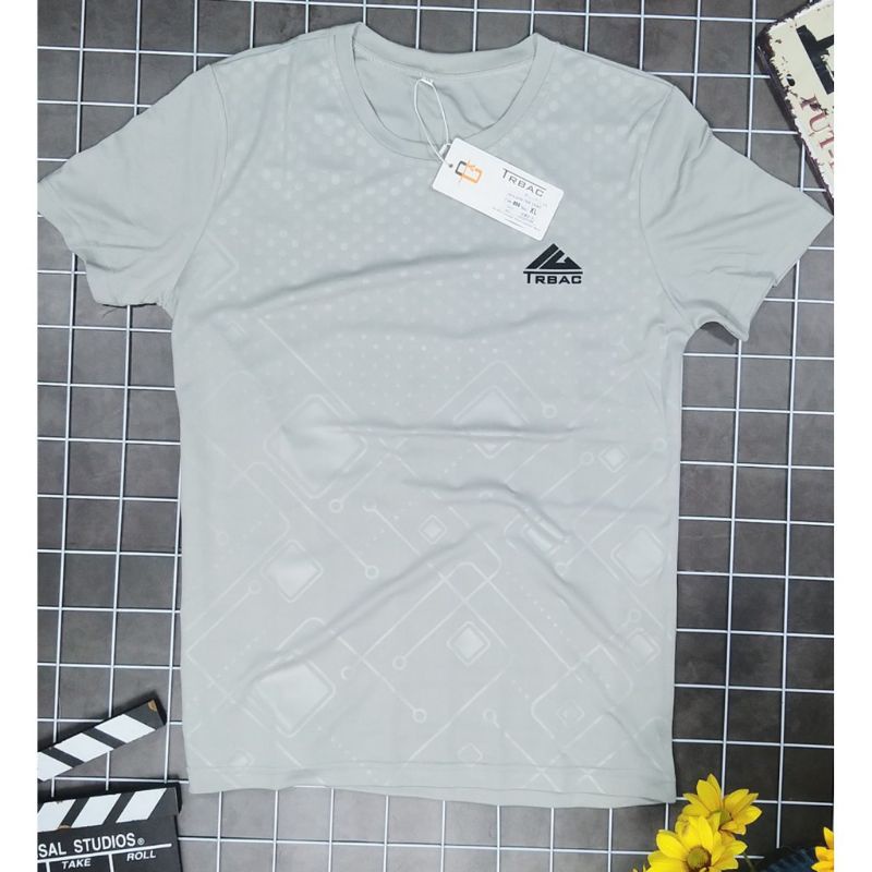 [Mã 050TH ] Áo thun thể thao nam dập vân mới from rộng giá rẻ 4 màu 3 Seri từ L- 2XL Áo thun