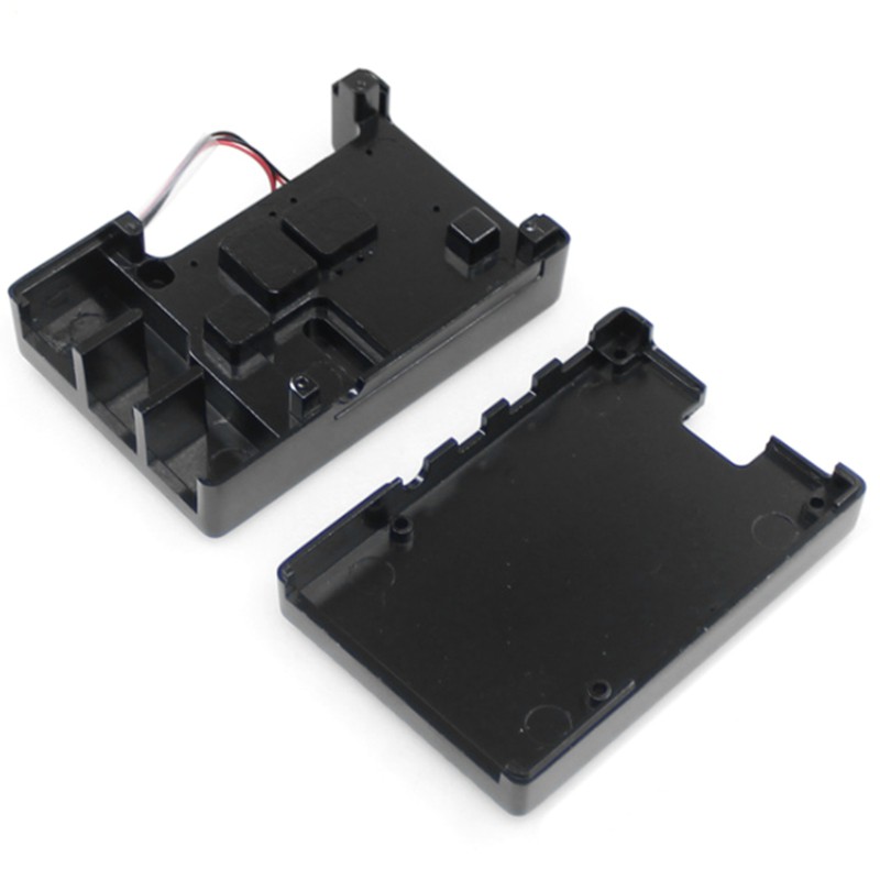 New Black Aluminum CNC Alloy Case Enclosure Shell Cover for Raspberry Pi 4B